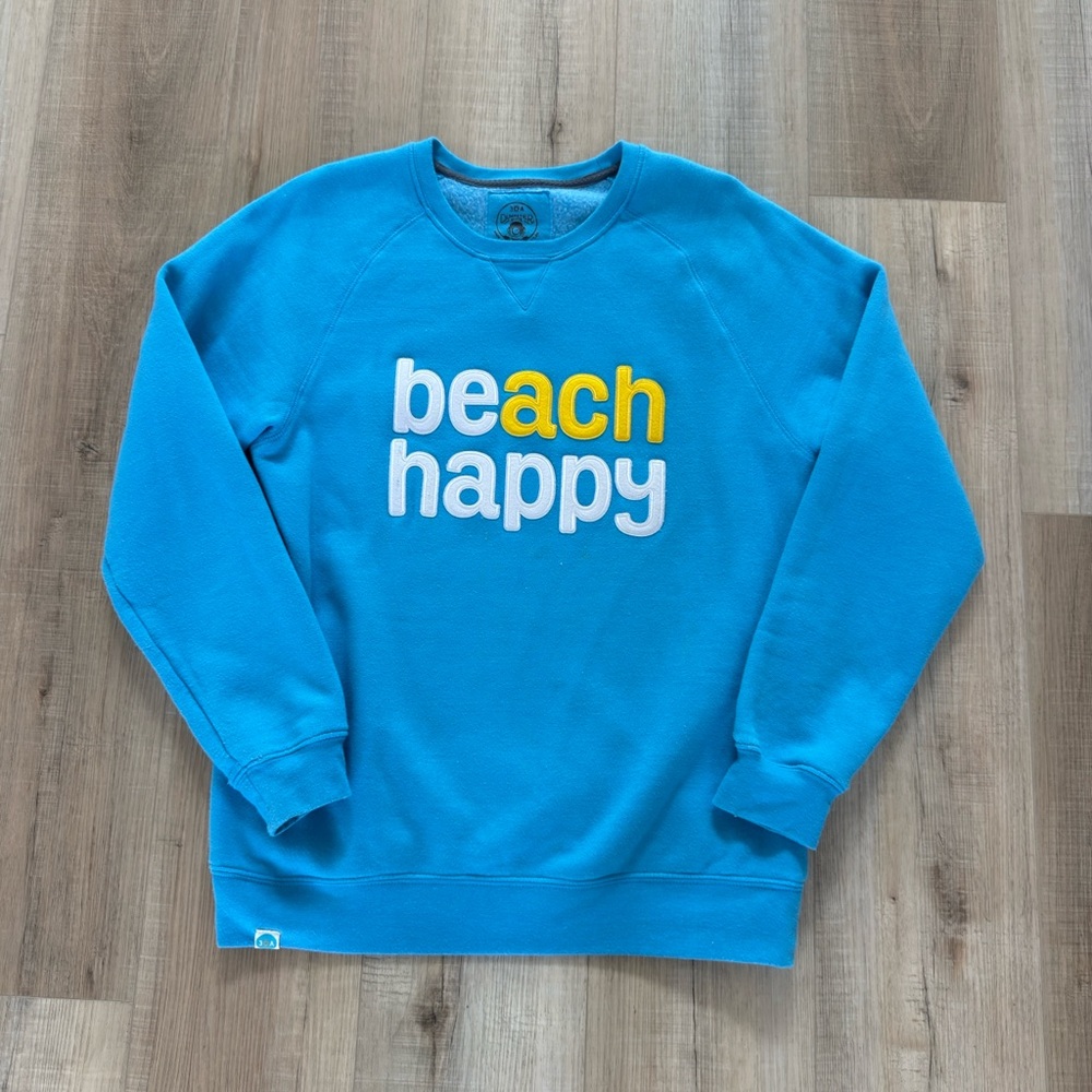Beach Happy Blue Sweatshirt